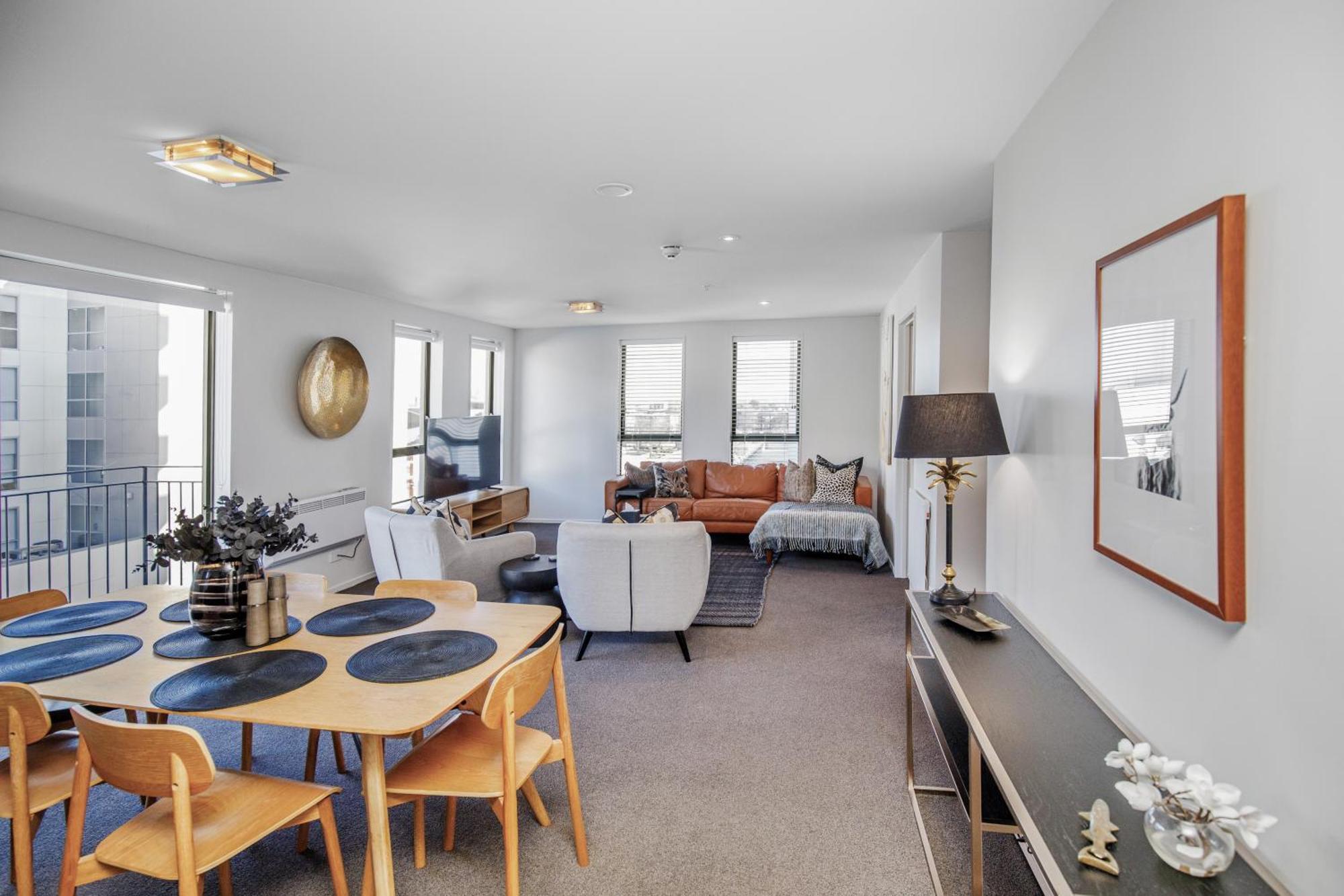 Cathedral Junction Apartments Christchurch Bagian luar foto